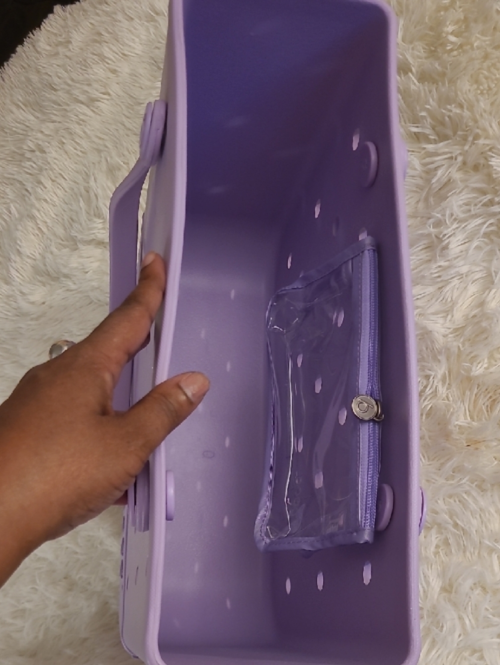 Baby BOGG BAG Lavender Perforated Tote - Picture 2 of 7